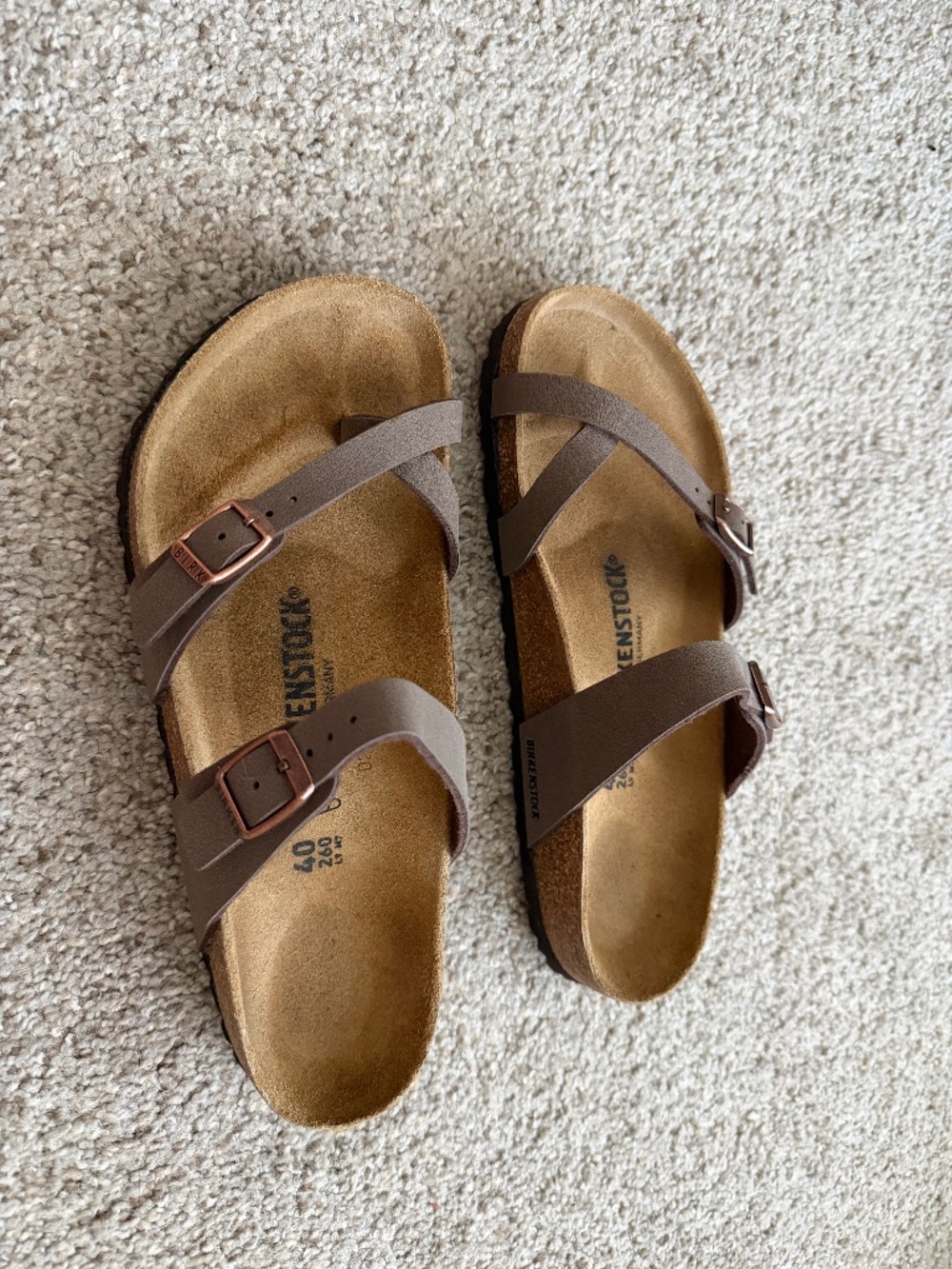 Birkenstock Mayari Birkibuc — Mocha, 40 (260)